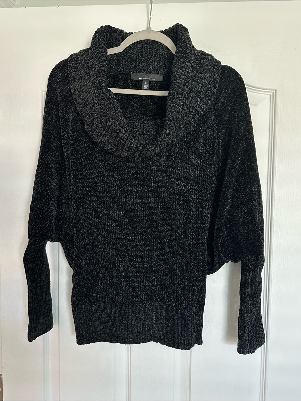 White House Black Market NWOT Black Cowl Neck Pullover Sweater